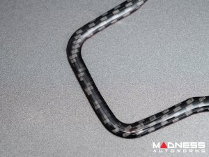 Dodge Hornet Headlight Control Trim Kit - Carbon Fiber - Flexible / Self Adhesive